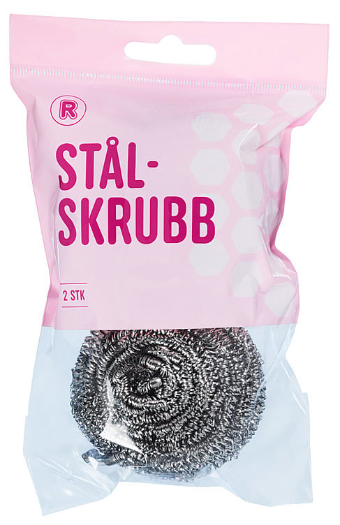 Stålskrubb 2pk