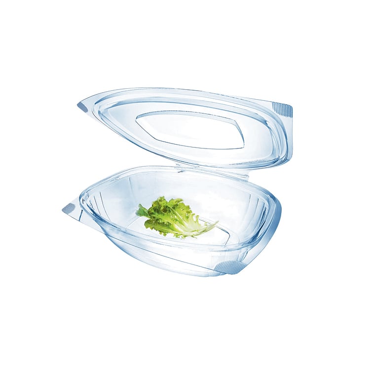 Salatbeger med hengslet lokk rpet 750ml     56stk