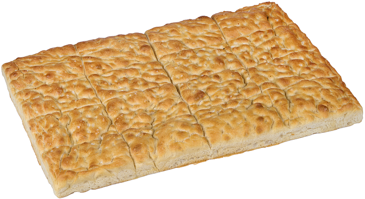Focaccia havsalt pre-cut 16biter  6,8kg