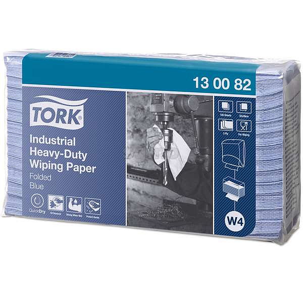 Tørkepapir ekstra sterk blå top-pak (w4) 100stk