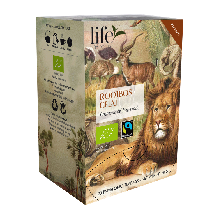Rooibos chai tea økologisk & fairtrade  20stk