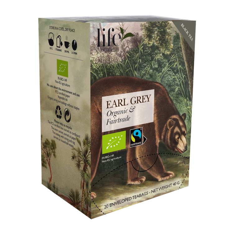 Earl grey tea økologisk & fairtrade  20stk
