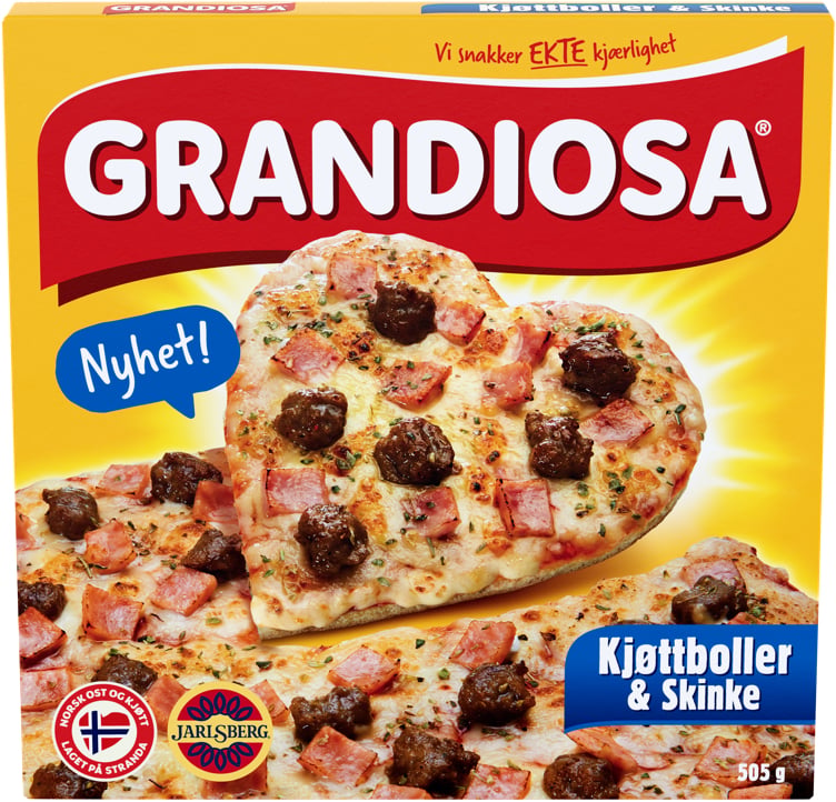 Grandiosa kjøttboller & skinke  505g