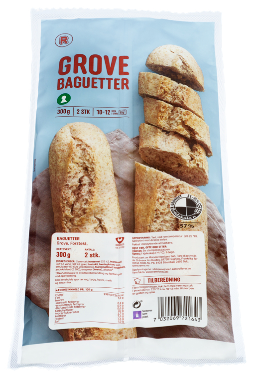Baguetter grove  2x150g