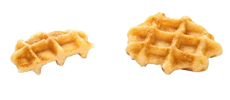 Mini sugar waffle treats  120x15g