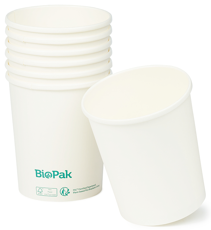 Skål ronda slank papp/pla hvit 950ml  35stk