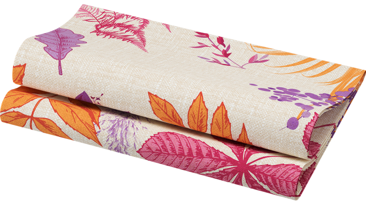 Serviett dunisoft bright autumn 40cm   60stk
