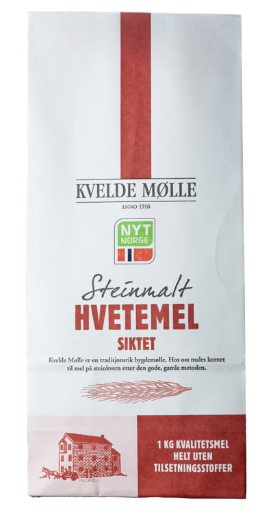 Hvetemel steinmalt  1kg