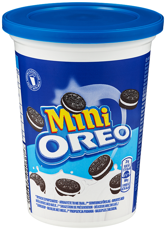 Mini oreo kjeks m/fyll   115g