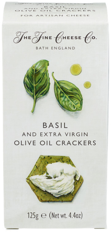 Crackers m/basilikum 125g