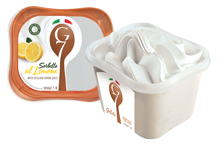 Sitron sorbet vegansk   1l