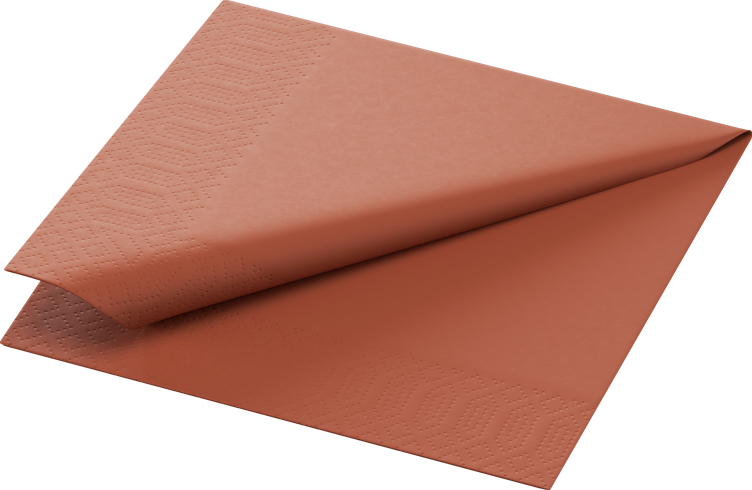 Serviett  3l 24cm earth terra  250stk