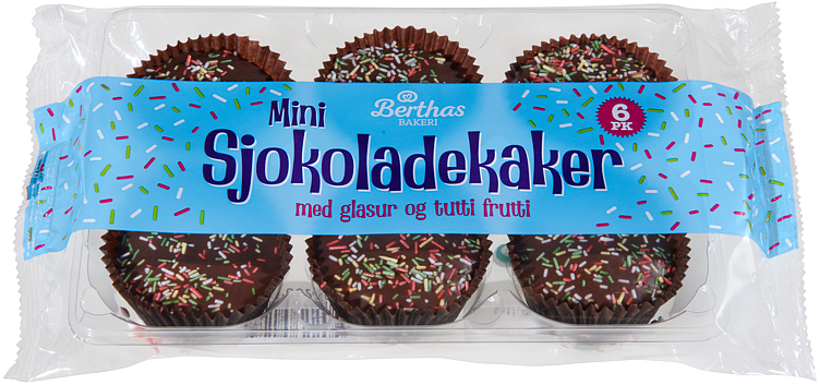 Sjokoladekake 6pk  150g