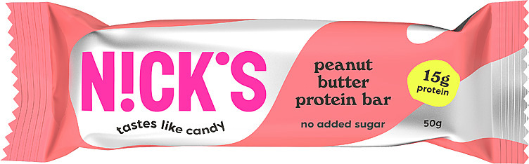 Nicks soft protein bar peanut butter  50g