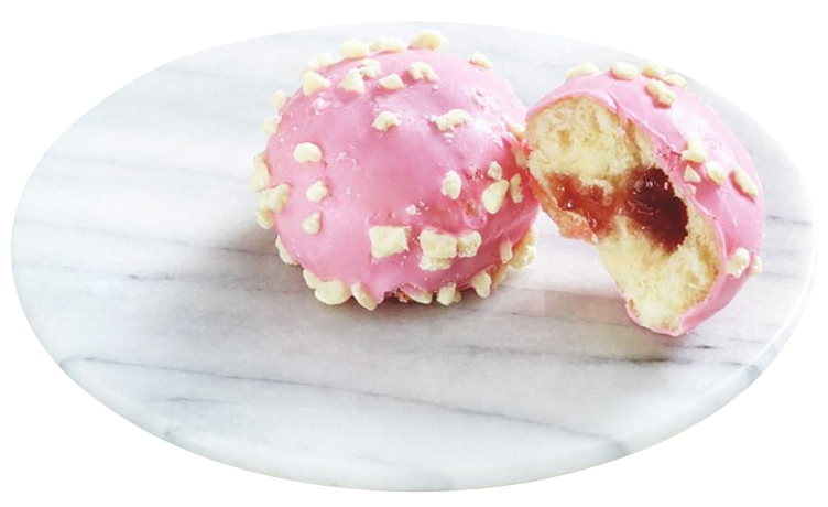 Donutkule jordbær 26g  2,3kg