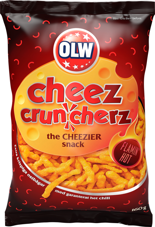 Cheez cruncherz hot chili   160g