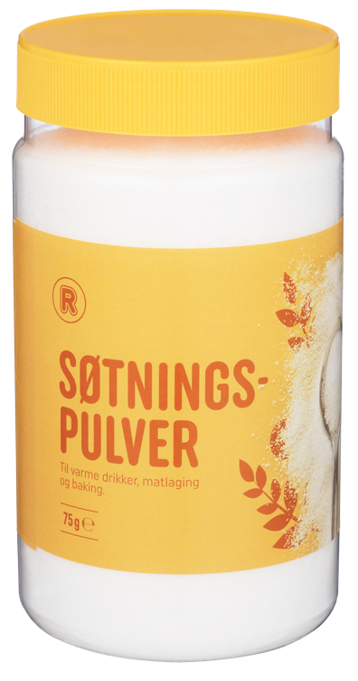 Søtningspulver r   75g