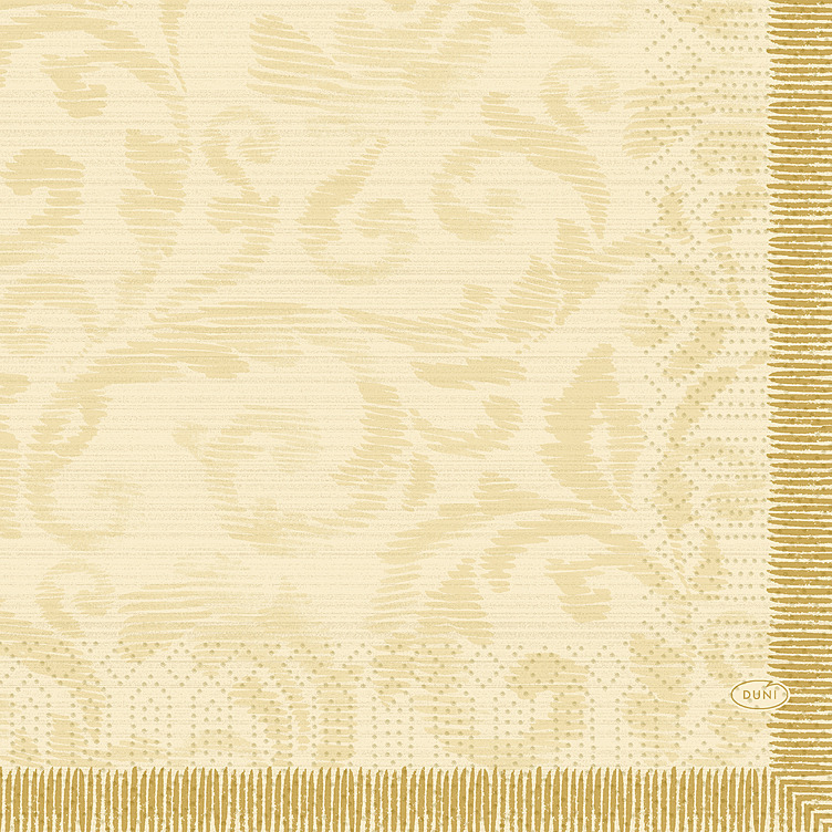 Serviett 3l 33cm rich damast creme  250stk