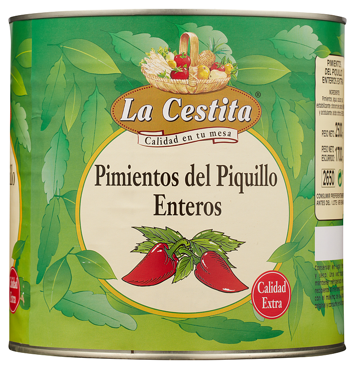 Grillet hel paprika 2,5kg