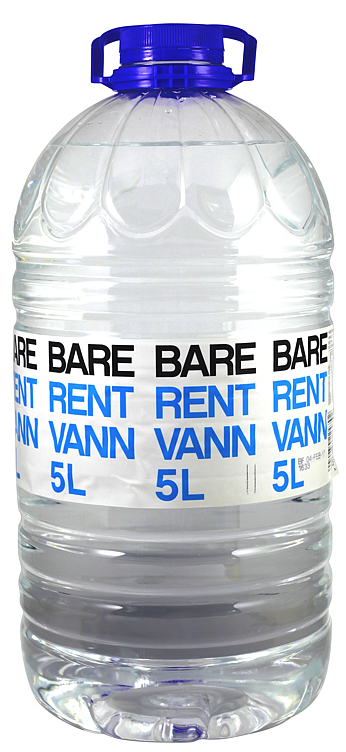 Bare rent vann 5l kanne