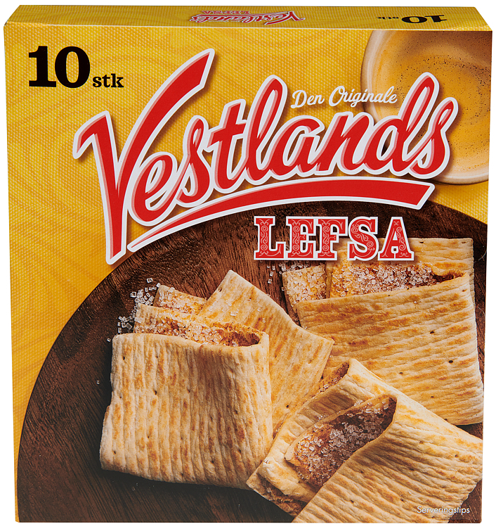 Vestlandslefsa 10stk  360g