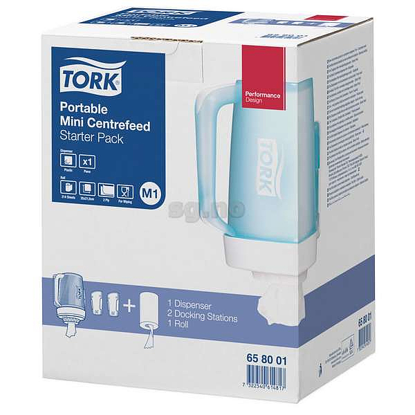 Dispenser mini senterrull bærbar startpakke (m1) stk