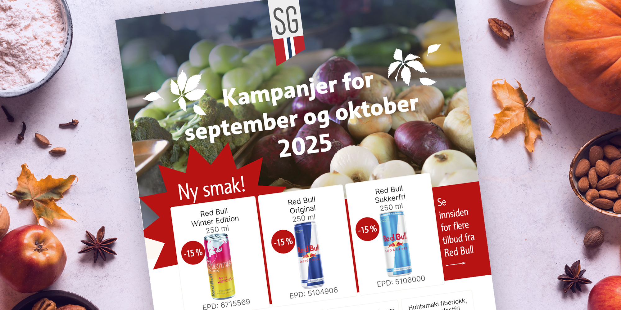 Banner for Servicegrossistenes kampanjemagasin sept okt 2025